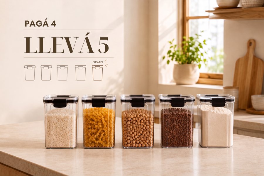 Pagá 4 frascos y llevá 5: el quinto es gratis